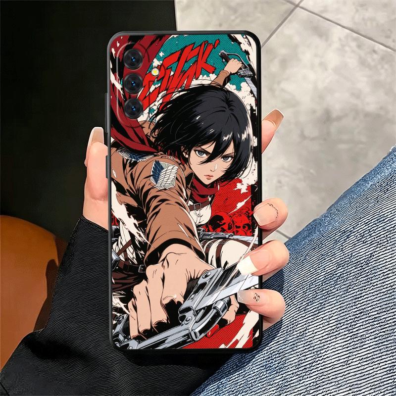 A-Attack On T-Titan Mikasa Soft Phone Case for Samsung A17 A37 A57 A16 A26 A36 A56 A15 A25 A35 A55 A14 A24 A34 A54 A13 A23 A33 A