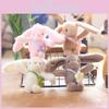 Cute Adorable Plush Bunny Keychain Soft Toy Cartoon Bag Hanging Decor Accessory
