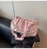 Large capacity bag women's summer new casual messenger bag shoulder underarm pleated cloud bag
