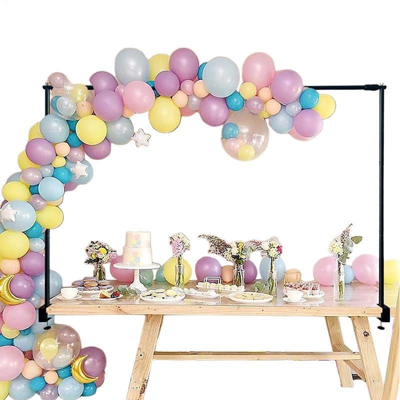 Over The Table Rod Stand Adjustable Length Suitable For Multi Table Size Metal Balloon Flower Arch Stand Decoration for Weddings