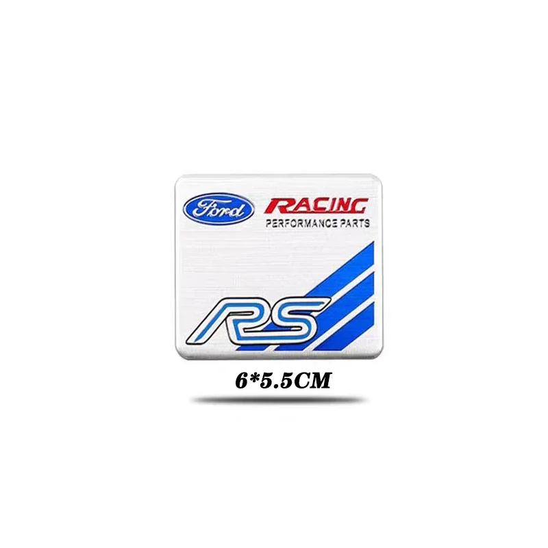 New 2026 Car Sticker For Ford 3D Metal Aluminium Badge Car Body Decoration Sticker Accessories For Ford ST Focus 2 3 Mondeo Kuga