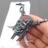 MDLUFY Autoaufkleber 3D Metall Emblem Fluch der Karibik Captain Jack Autoemblem