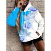 Womens Oversized Hooded Sweatshirt With Botanical Cartoon Print Loose Fit Comfortable Casual Top 2025