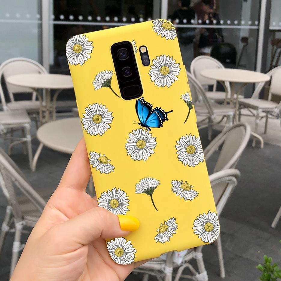 For Samsung Galaxy S9 Plus Case S9+ G965F Cute Candy Painted Fundas Matte Cover For Samsung S9 S9+ S 9 Plus Phone Case Soft Bags