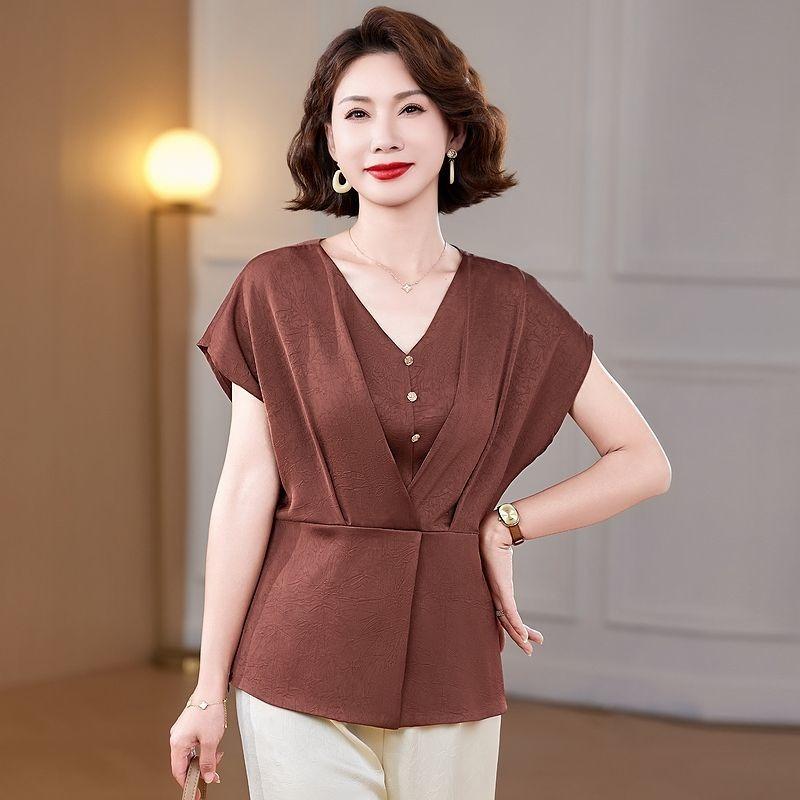 New Summer Clothing Chiffon Shirt Waist Fashionable Women's Tops Fashionable Small Shirt