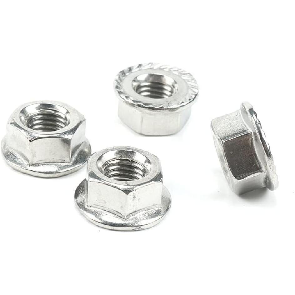 Nytt Avgasfläns Monteringskit Par Flänsar Packningar C-klämmor Muttrar Brickor för Harley Davidson, 30-0205