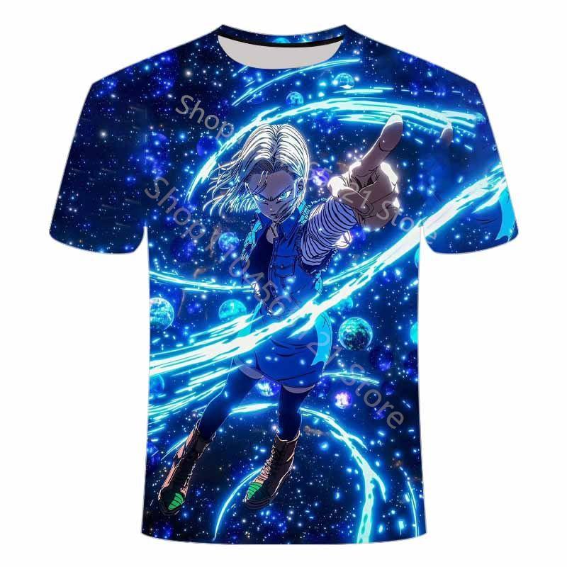 2026 Stylish Summer Dragon Ball Super Men's Tee Casual Anime Kids