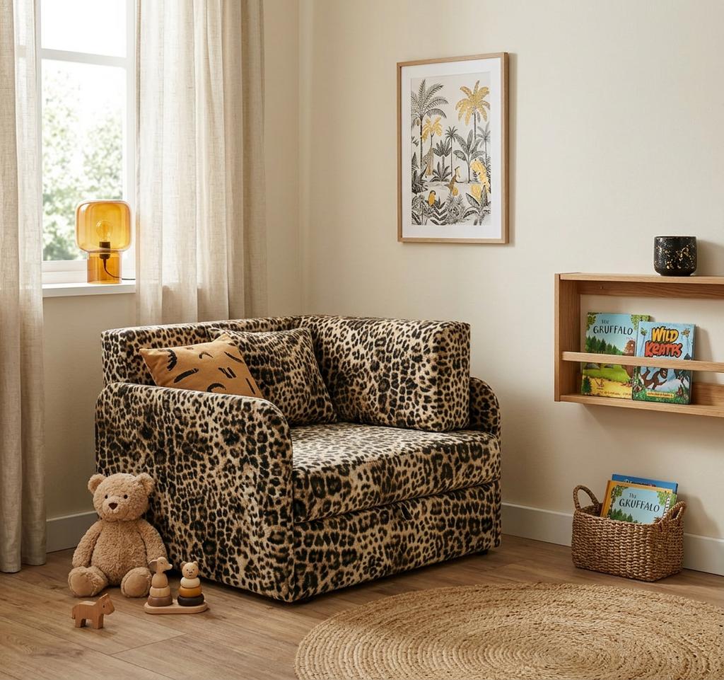 Kinderbett Denis 3B Flowers mit Ausziehfunktion und Bettkasten – Family Meble