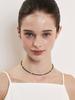 Hei Rice Pearl Bead Necklace (Red/Black)