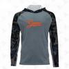 Mens Quick-Dry Fishing Hoodie With UPF Sun Protection Mosquito-Resistant Long Sleeve Top Bass Outdoor Angling