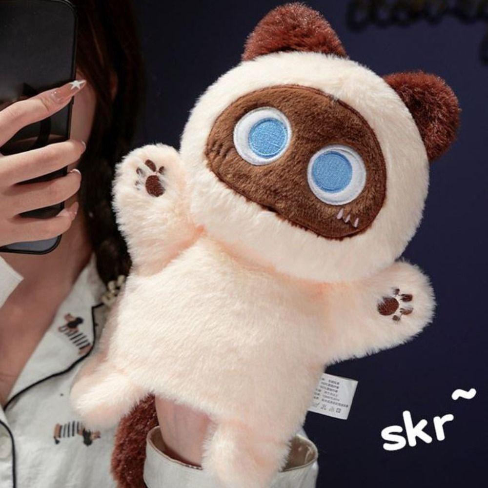 Cat Stuffed Plush Cat Toys Simulation Hand Finger Story Puppet Animal Hand Puppet  Parent-child