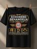 Voorzichtig Behandelen Oldtimer 60 Gerunisex Zestigste Verjaardag Humor T-shirt Met Oldtimer Onderhoud Waarschuwingspictogrammen Unisex Alle T-shirts