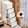 Morandi Multi-layer Plastic Drawer Storage Cabinet for Bathroom Use