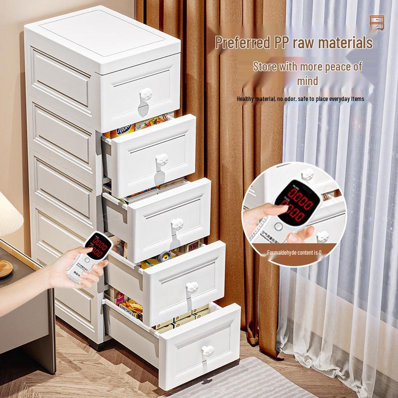 Morandi Multi-layer Plastic Drawer Storage Cabinet for Bathroom Use