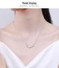 S925 Sterling Silver Reindeer Antler Pendant Necklace - Minimalist Christmas Jewelry for Women