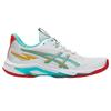 Asics Netburner Ballistic FF 4 Weiß Seeglas Damen Sneaker 1052A090-960