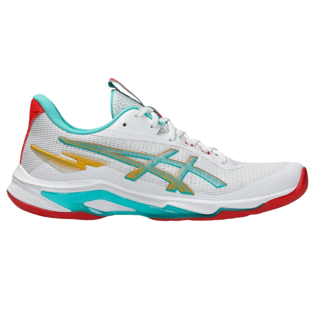 Asics Netburner Ballistic FF 4 Weiß Seeglas Damen Sneaker 1052A090-960