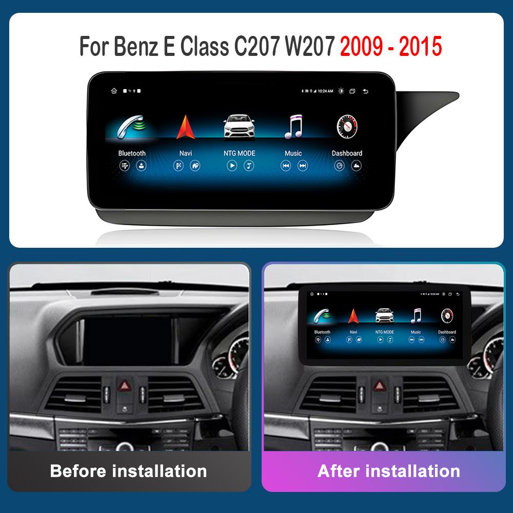 10.25'' Right Hand Drvie for Mercedes Benz E Class C207 W207 2009 - 2015 NTG 4.0 4.5 System Android Car Radio Multimedia Player