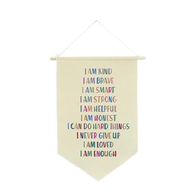 Personalizeds Pennant Banners Flag with Bright Color to Add Personality and Motivation to Any Room