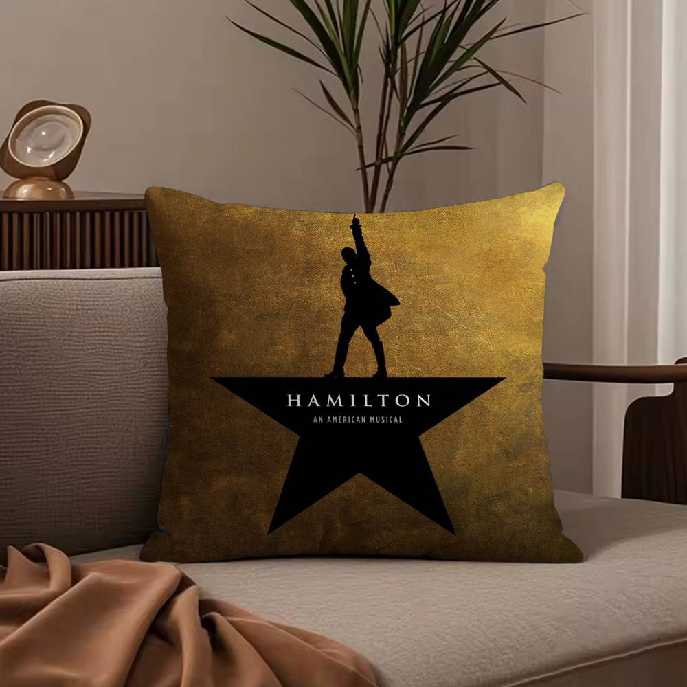 Hamilton-ES Federa per Cuscino Musicale Anti-acaro Cuscino con Cerniera Invisibile Morbido Peluche Corto Copricuscino per Divano