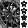 4pcs 180mm Car Wheel Center Cover Badge Auto Hub Caps Accessories For Model 3 Cybertruck Model S X Model Y Roadster SpaceX