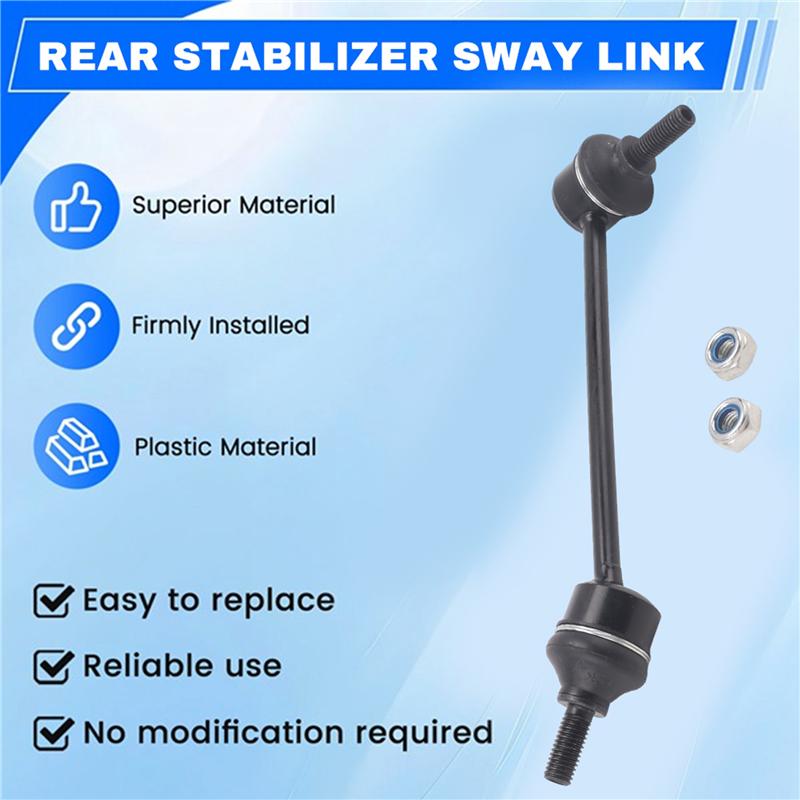 For Jaguar F-Type S-Type XF XJ 2000- Rear Sway Bar Links 1 Pair Car Rear Stabilizer Sway Link C2C18571 C2C18572