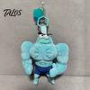 Decorative Hang Tag for Keys Funny Buff Muscle Fish Plush Keychain, Cartoon Stuffed Unique Personality Bag Ornament Pendant, Novelty Soft Charm