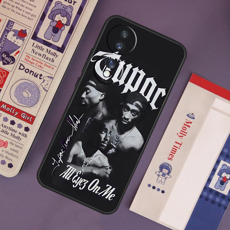 2Pac Hip Hop Singer Case For Honor 200 50 70 90 Lite X9b X9a X8b X8a X8 X9 X9c Honor Magic 7 Lite 6 5 Pro Cover