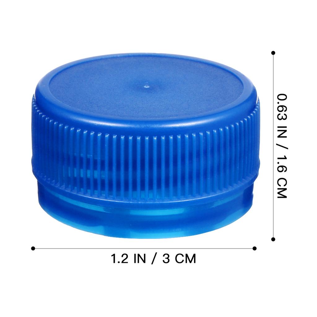 200Pcs Drink Bottle Covers Plastic Colorful DIY Caps Handcraft Art Class Home Education Accessories DIY Bottle Cover
