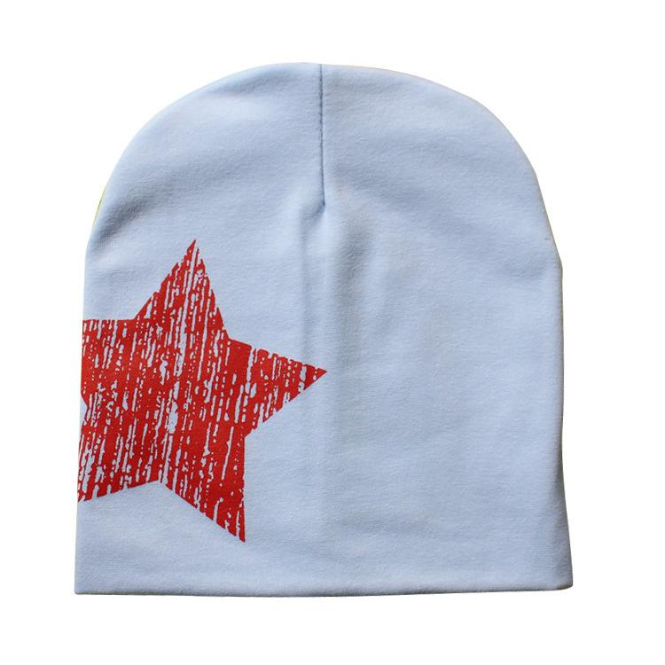 Baby Hat Autumn Winter Kids Cap Star Print Beanie Warm Hats for Children Warmer Summer Hat for Kids Baby Boy