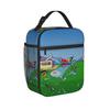 Film Oggy And The Cockroaches Lunch Bag Portable Lunch Box Girls Travel Designer Cooler Bag Kawaii Oxford Thermal Lunch Bags