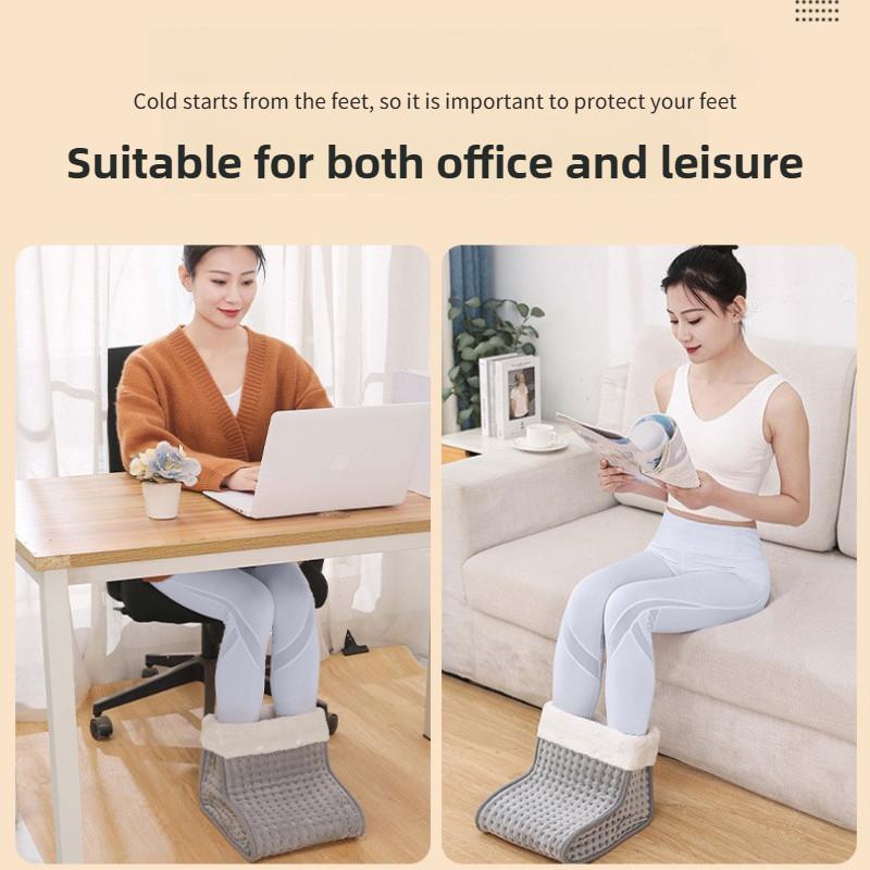 Automatic Power Off Foot Heating Boots Multi-purpose Detachable Foot Warmer Household Integrated Heating Electric Blanket