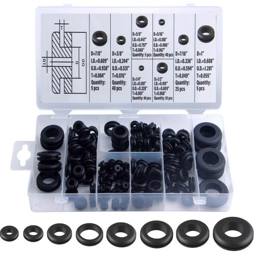 TAORAYO Cable Grommets, Gasket Grommets, Rubber Grommets, Rubber Bushings, Cable Grommets, Rubber Bushings, Grommet Set, Cable Protection, Wire Protec
