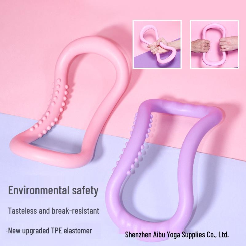 Yoga Back Trainer: Beautiful Stretching Ring for Slim Back & Shoulders, Pilates Magic Opener Equipment.