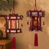 New Year DIY Spring Festival Lanterns Luxury LED Luminous Wooden Lanterns  Festival Decorations