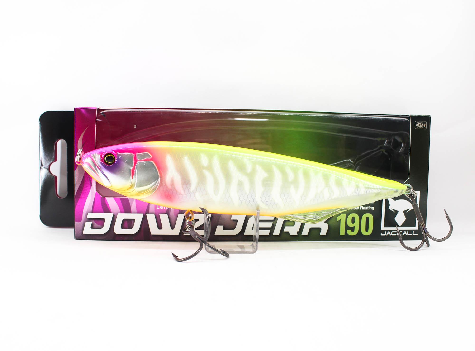 

Таблица приманок с плавающей приманкой Jackall Dowz Jerk 190 Ghost (1684 г.)