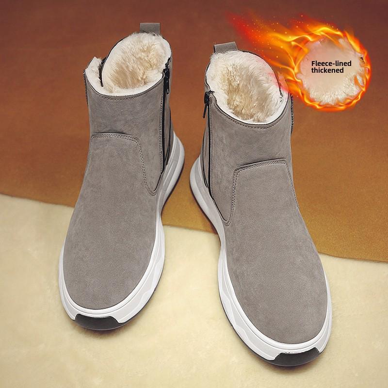 Pánské zimní boty do sněhu: Odolné proti chladu, Vodotěsné, Izolované do -40°, Hřejivý silný samet, Ideální pro severovýchodní zimy.