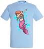 Mermaid Dab Mens T-Shirt Mens Womens Tees Top Dance DJ Mermaid MC Disco Club Clubbing Party