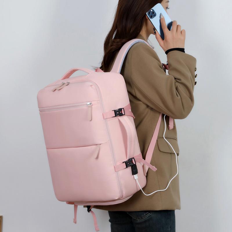 Large-capacity Backpacks for Men and Women on Business Trips and Travels, Expandable with Shoe Compartments, Business and Leisure Computer Backpacks