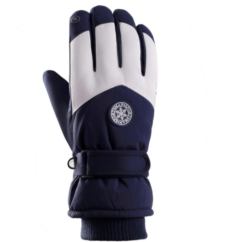 Winter Skiing Gloves for Men and Women Water Resistant  Windproof Warm  Thickened  Anti Slip Touch Screen  Cycling and Driving Gloves