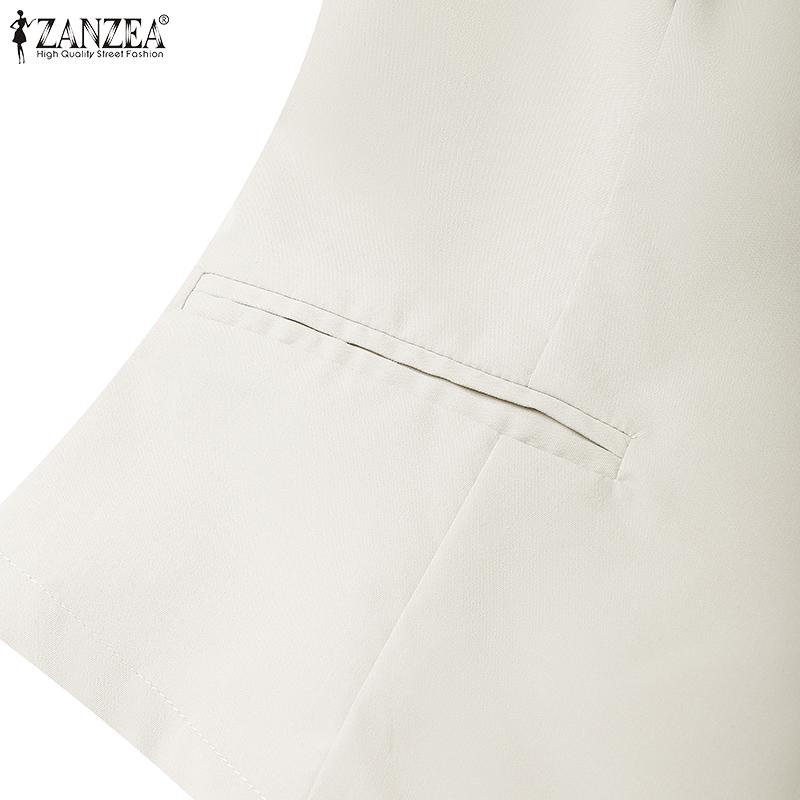 ZANZEA Tops Chaleco Casual de Mujer con Cuello en V Suelto sin Mangas