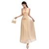 French Neck, Waist and Thin Seaside Vacation Dress, Sexy Halter, Pure Desire, Long and Advanced Waist Pinching Skirt