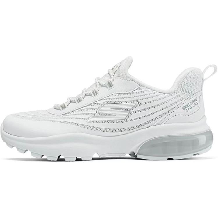Skechers Детские Простые Удобные Прочные Низкие Повседневные Кроссовки Детские кроссовки Белые 303944L-WHT 33
