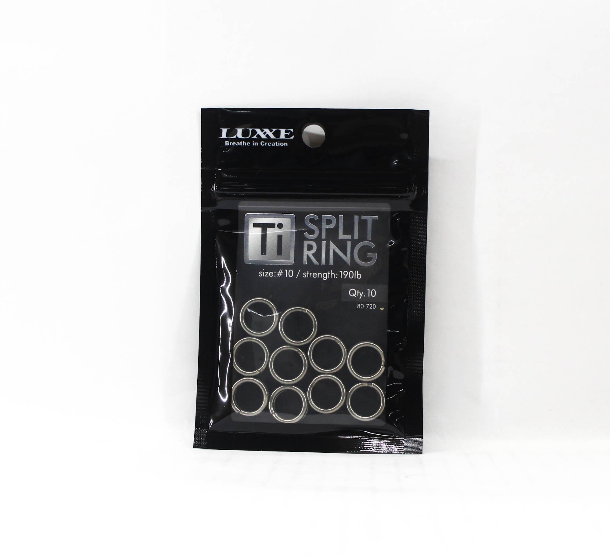 Gamakatsu 80720 Ti Split Ring Size 10 (1855)