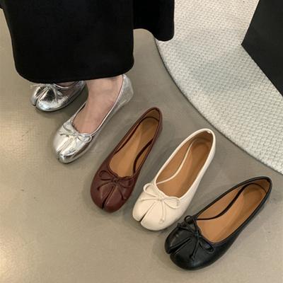 New Brand Women Flats Soft Ballet Shoes Slip On Loafers Soft Moccasins  Ninja Casual Shoes Ladies Shoes Bow Knot