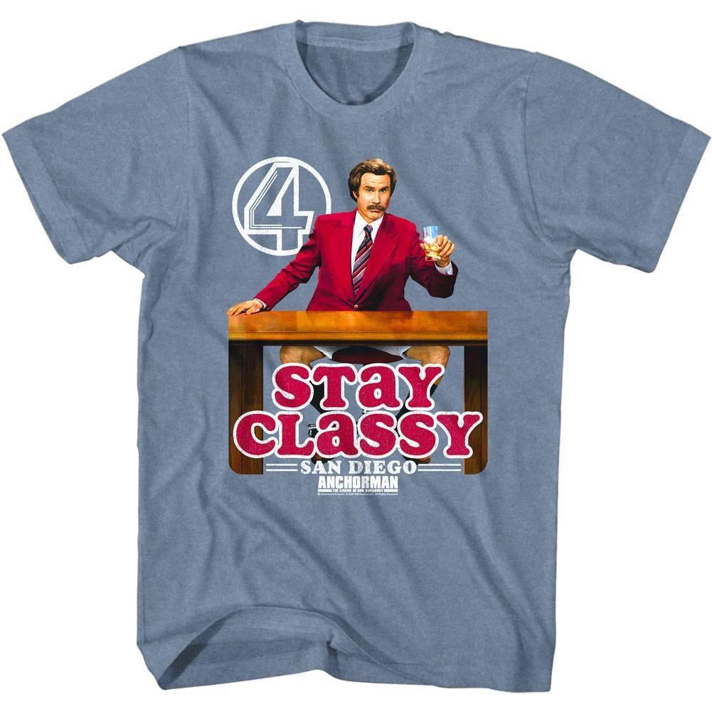 Anchorman Stay Classy San Diego Men T Shirt L