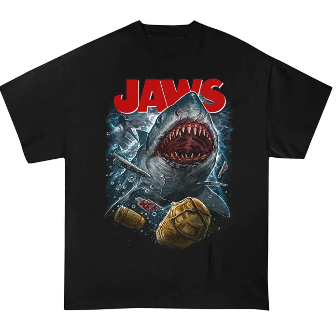 

HOT! JAW Atack Horror Unisex Graphic T-Shir Halloween S-5XL S
