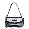 Versatile Sweet Bow Underarm Bag Women's Summer Simple Niche High-end Shoulder Handbag
