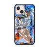 Funda de cristal templado para iPhone 14, 13, Pro, 11, 12, 7, 8 Plus, SE 2022, XR, X, XS Max, 6, 6S, Anime-Dragon-Ball