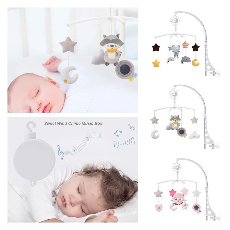Baby Bett Mobile Spielzeug Drehendes Musikalisches Krippenrassel Für 0-1 Jährige Keine Batterie Erforderlich China Hersteller